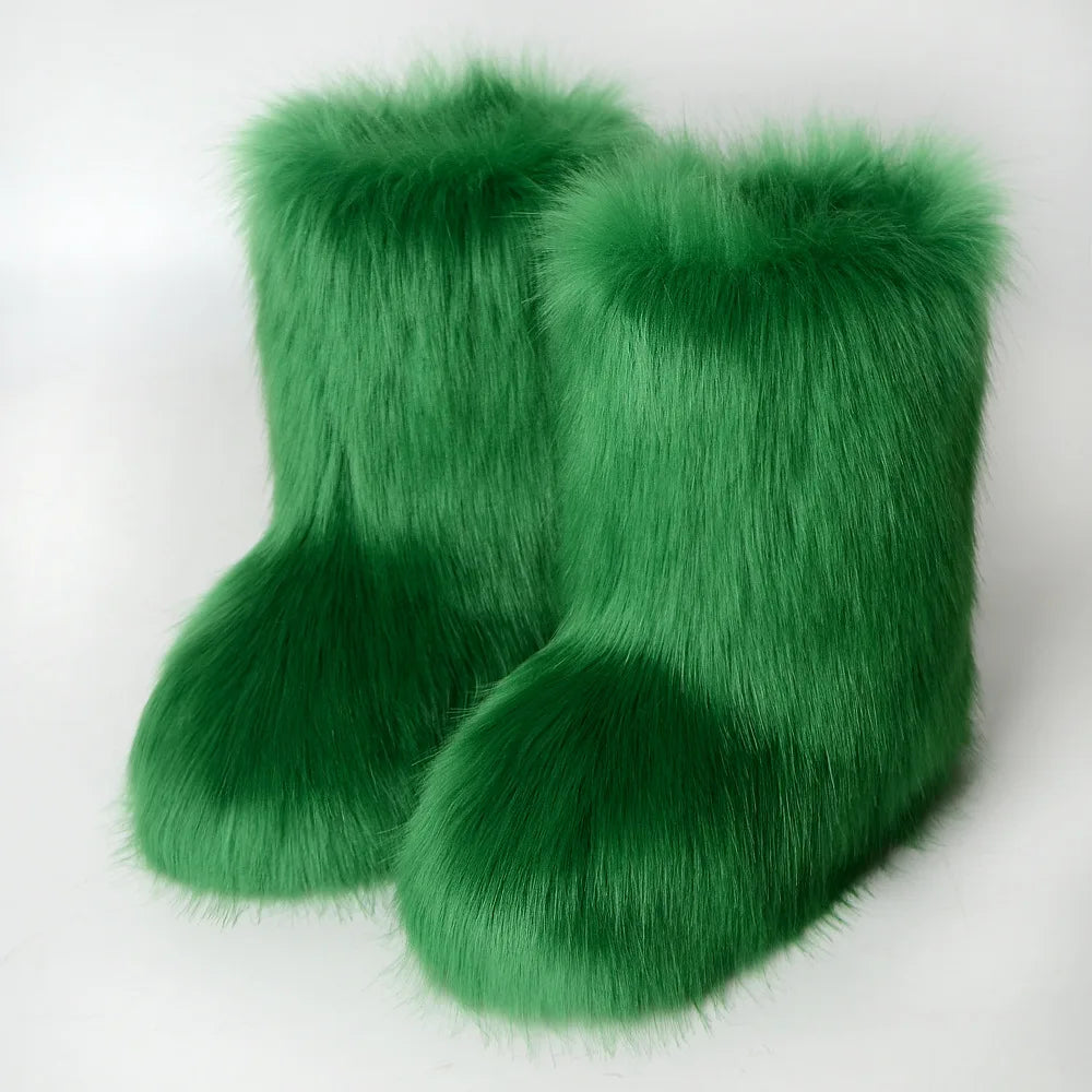 Faux Fur Winter Boots