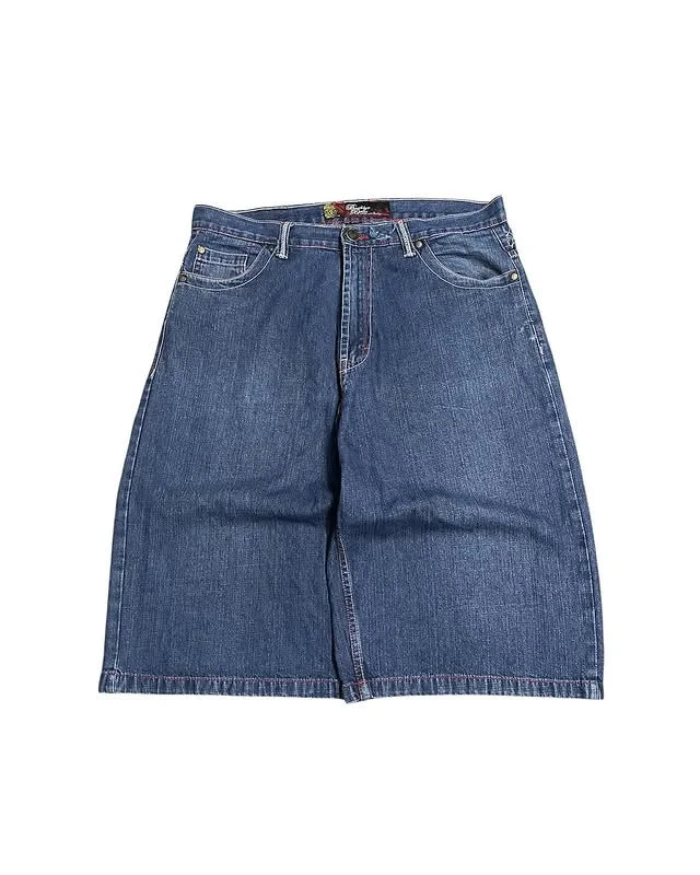 Embroidered Baggy Skater Jeans