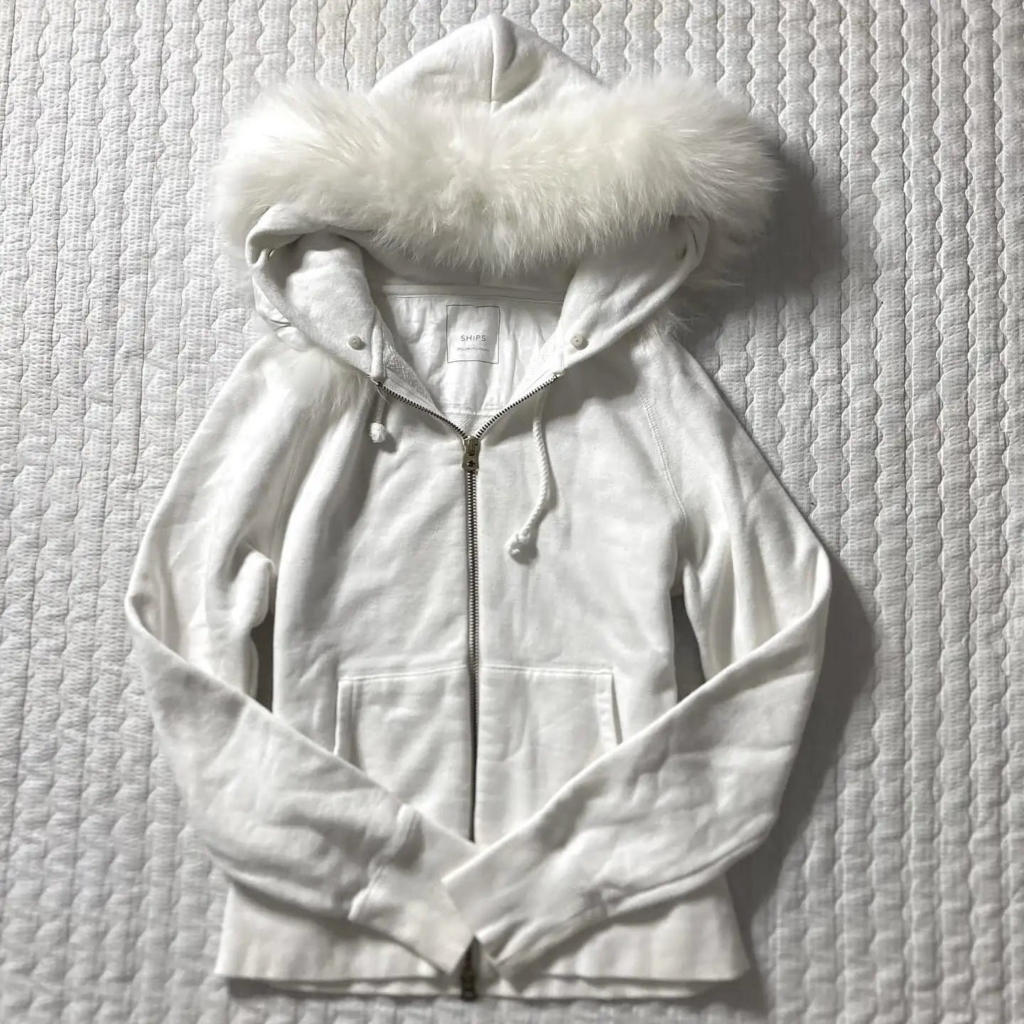 Fox Fur Hooded Sweater