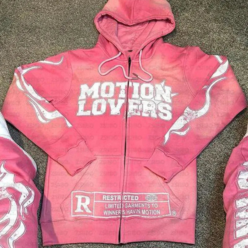 Motion Lovers Street Retro Hoodie