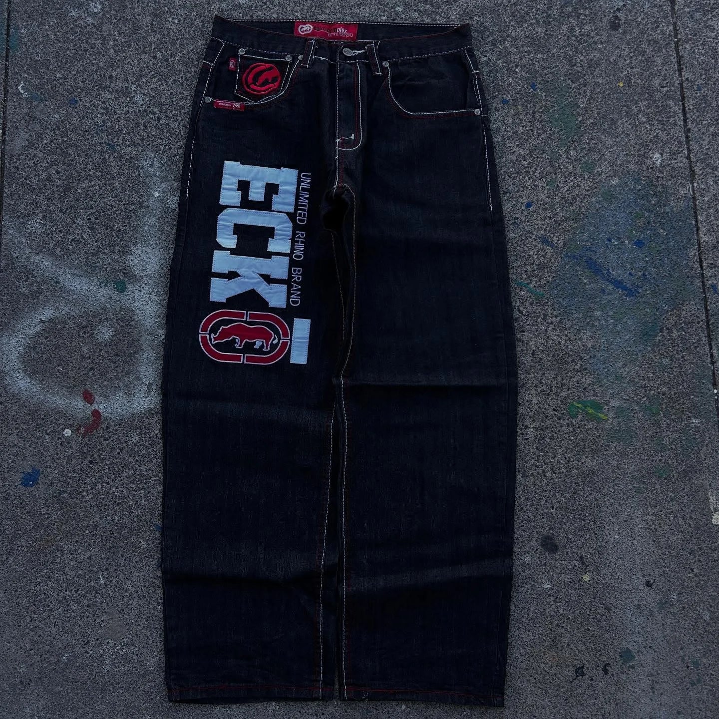 Ecko Wide Leg Baggy Jeans