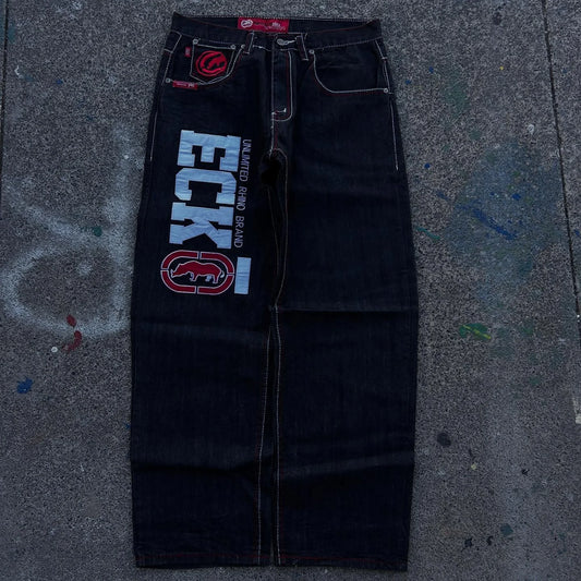 Ecko Wide Leg Baggy Jeans