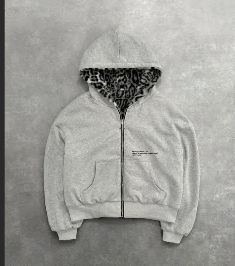 Plaid Interior Archive Fashion Hoodies