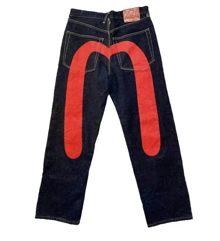 Solid Color Evisu Jeans